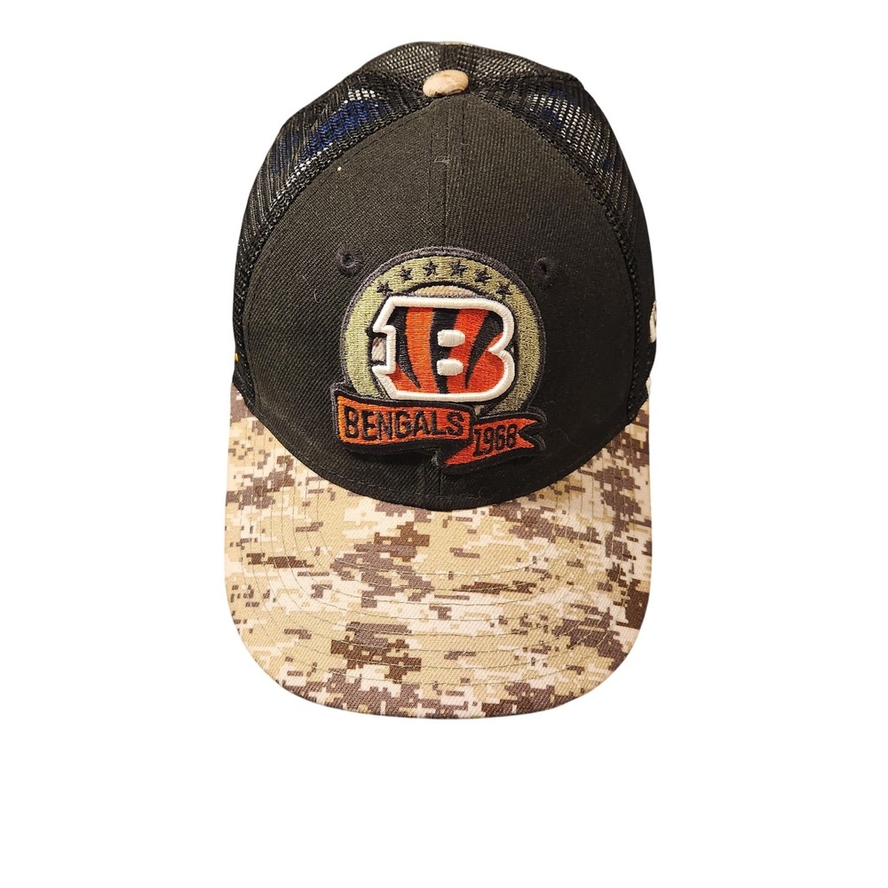 Cincinnati Bengals Hat Cap Snap Back Salute to Service Camo NFL Football New Era